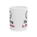 The Dog Is My Date Coquette Bow Dog Mom Mug Gift for Her