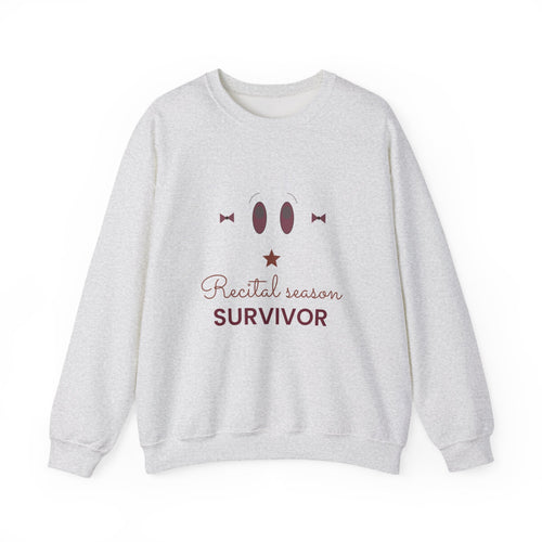 Ballet Mom Sweatshirt, Recital Season Survivor Crewneck, Dance Mom Gift, Winter Recital Sweatshirt, Christmas Gift for Dance Mom