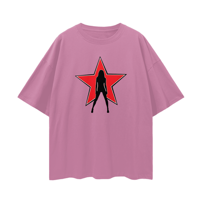 Vintage/Y2K Star Lady Oversized T Shirt