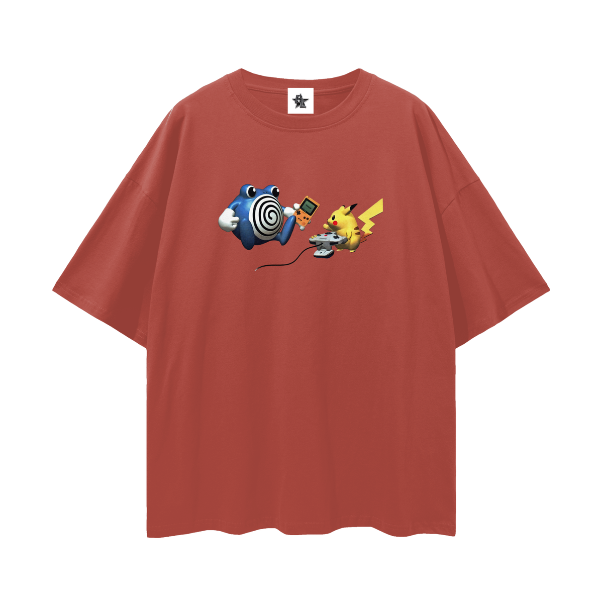 Vintage Y2K Cartoon Critter — Oversized Heavyweight Tee