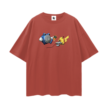 Vintage Y2K Cartoon Critter — Oversized Heavyweight Tee