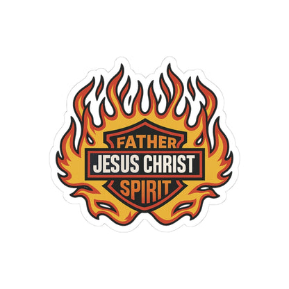 Religious Jesus Christ Harley Davidson Sticker