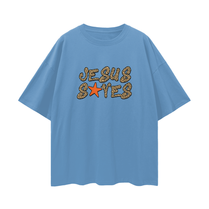 Vintage/Y2K Religious Jesus Saves Oversized T Shirt