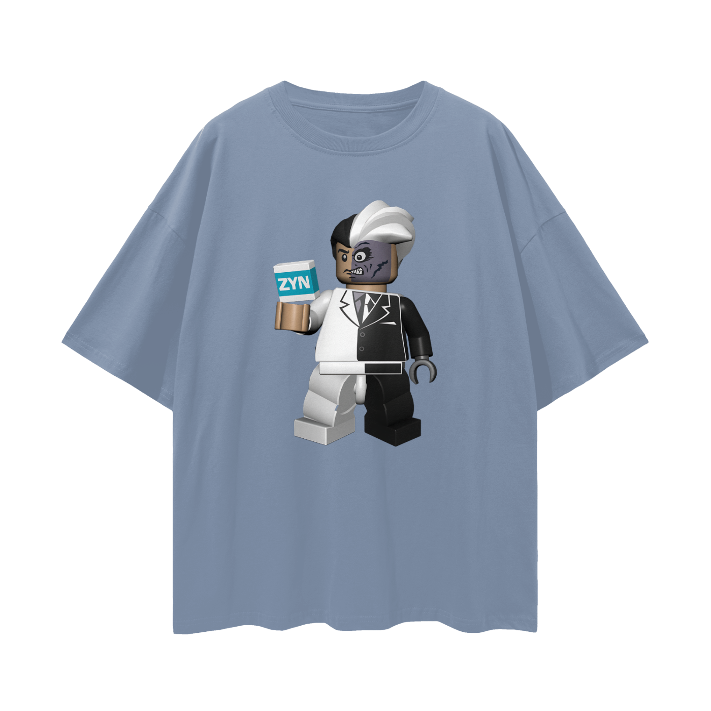 Vintage/Y2K Lego Batman Two-Face Zyn Can Funny Oversized T Shirt
