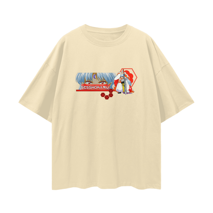 Vintage/Y2K InuYasha Anime Sesshomaru Oversized T Shirt