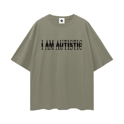 Funny I Am Autistic Carti Oversized T Shirt