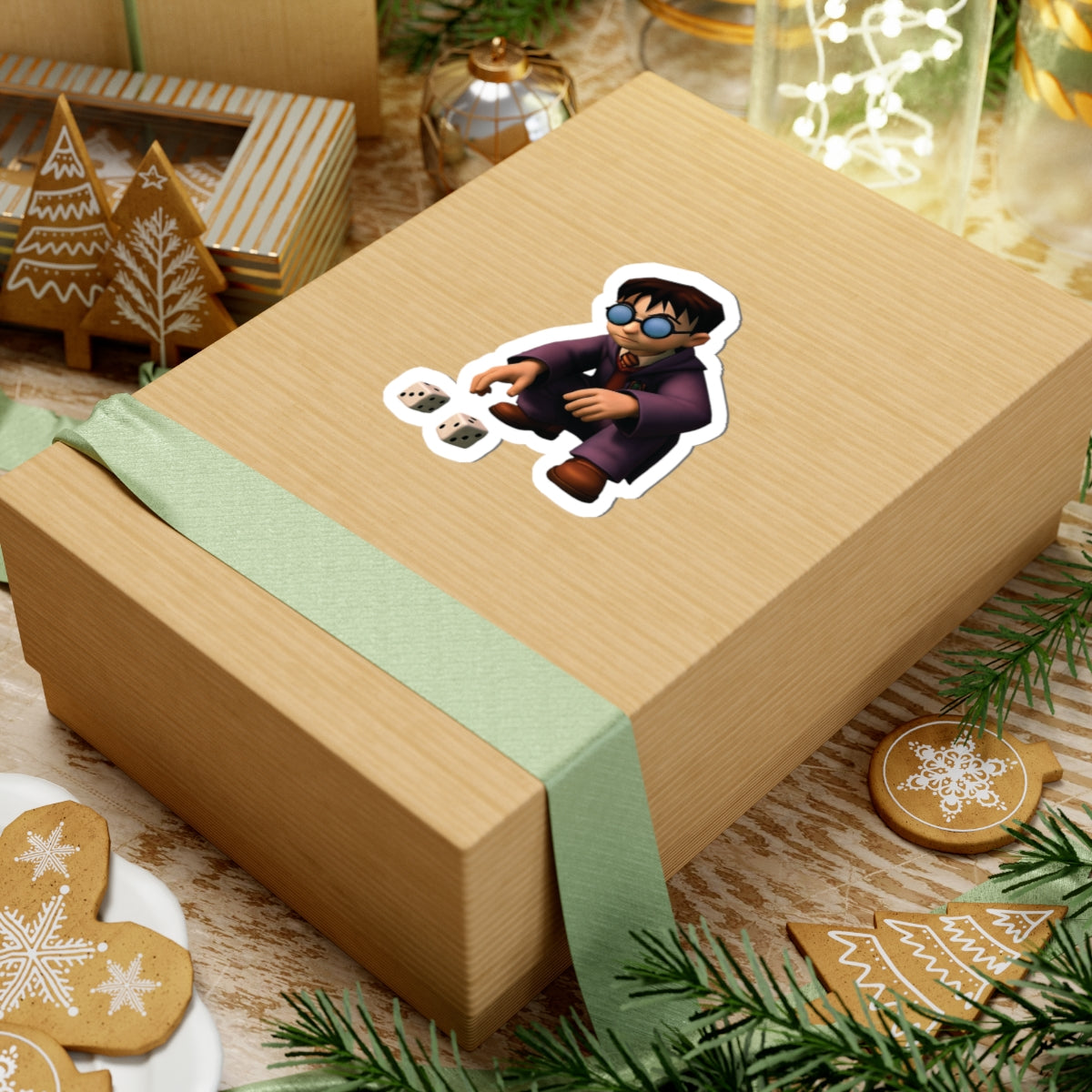 Harry Potter Rolling Dice Funny Sticker