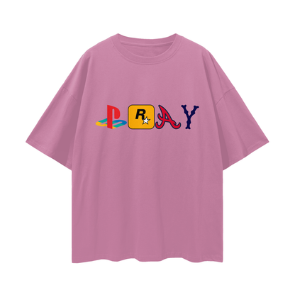 Religious Jesus Pray Logos Like Graphic Oversized T Shirt