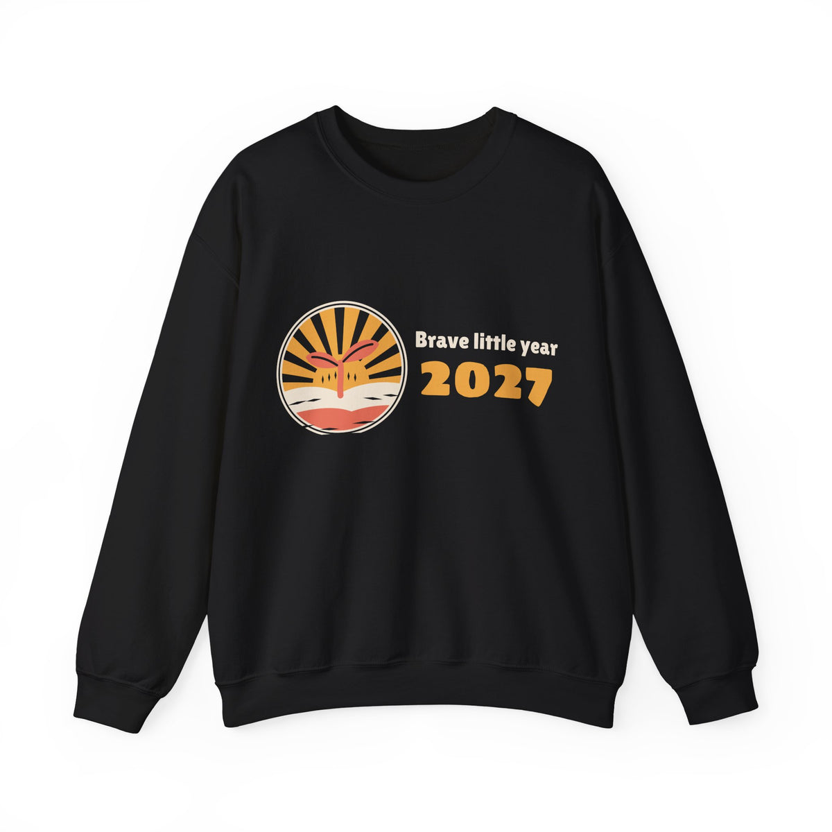 New Year Sweatshirt 2027, Brave Little Year Crewneck, New Year Gift for Her, Cozy Intentions Sweatshirt, Fresh Start Top