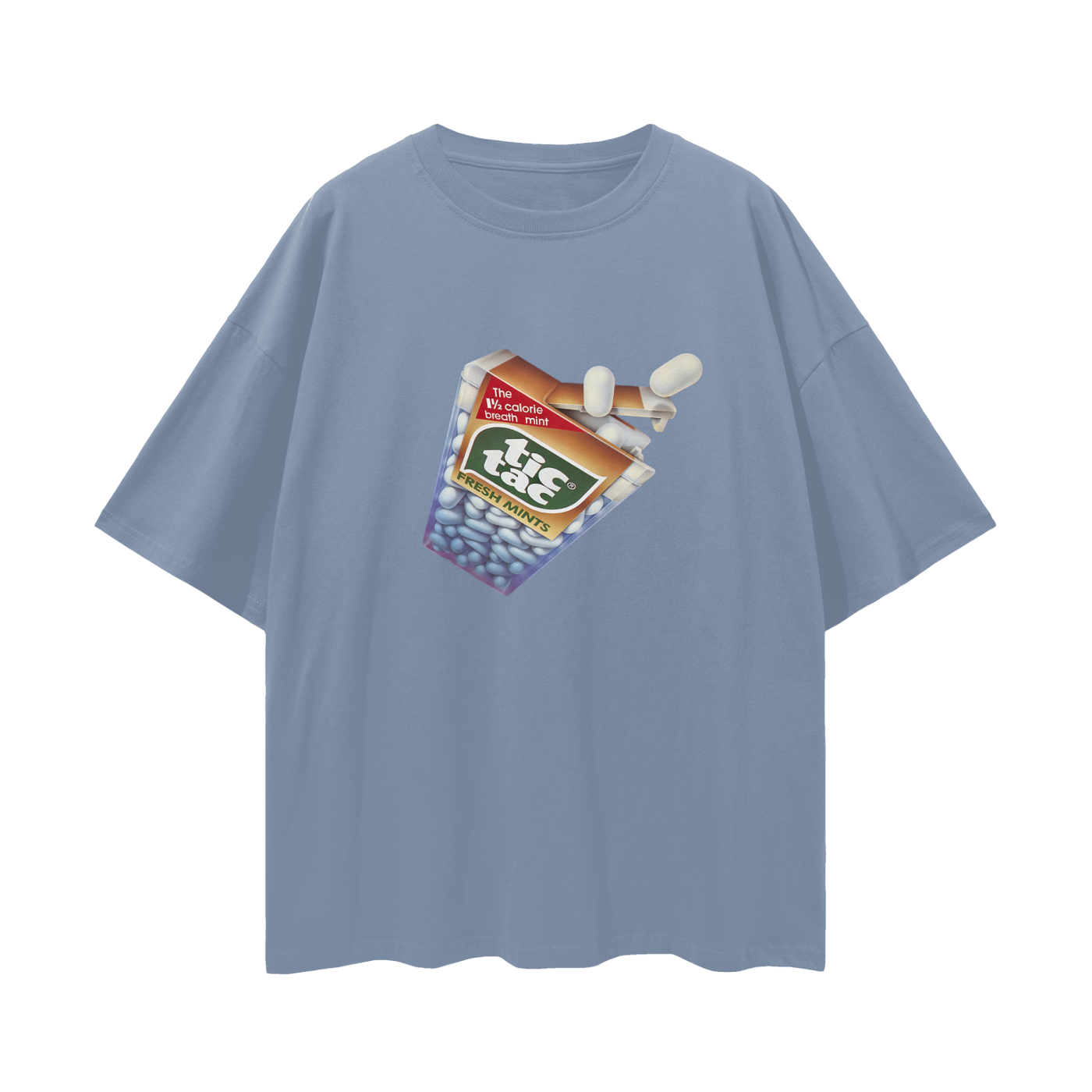 Vintage/Y2K Tic Tac Graphic Oversized T Shirt