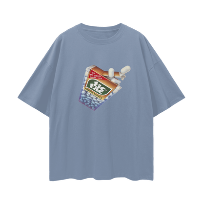 Vintage/Y2K Tic Tac Graphic Oversized T Shirt