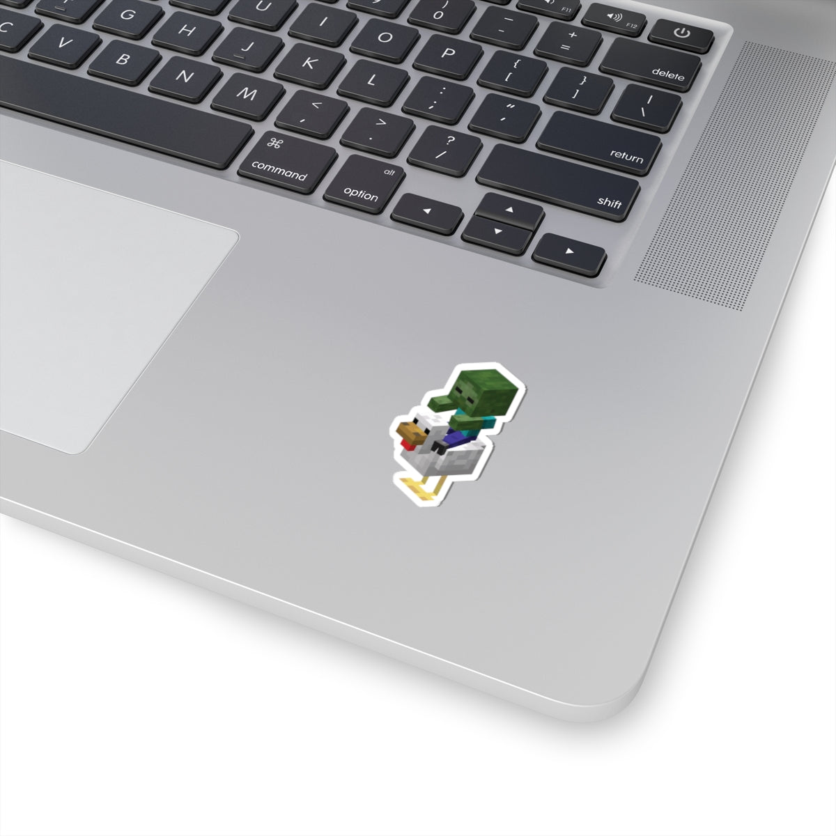 Minecraft Zombie On Chicken Funny Sticker