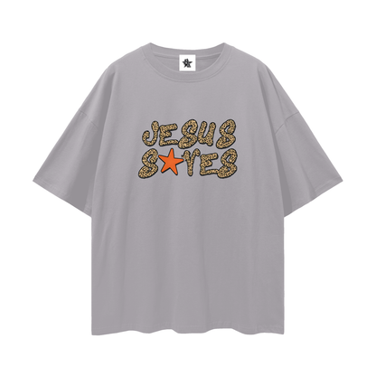 Vintage/Y2K Religious Jesus Saves Oversized T Shirt