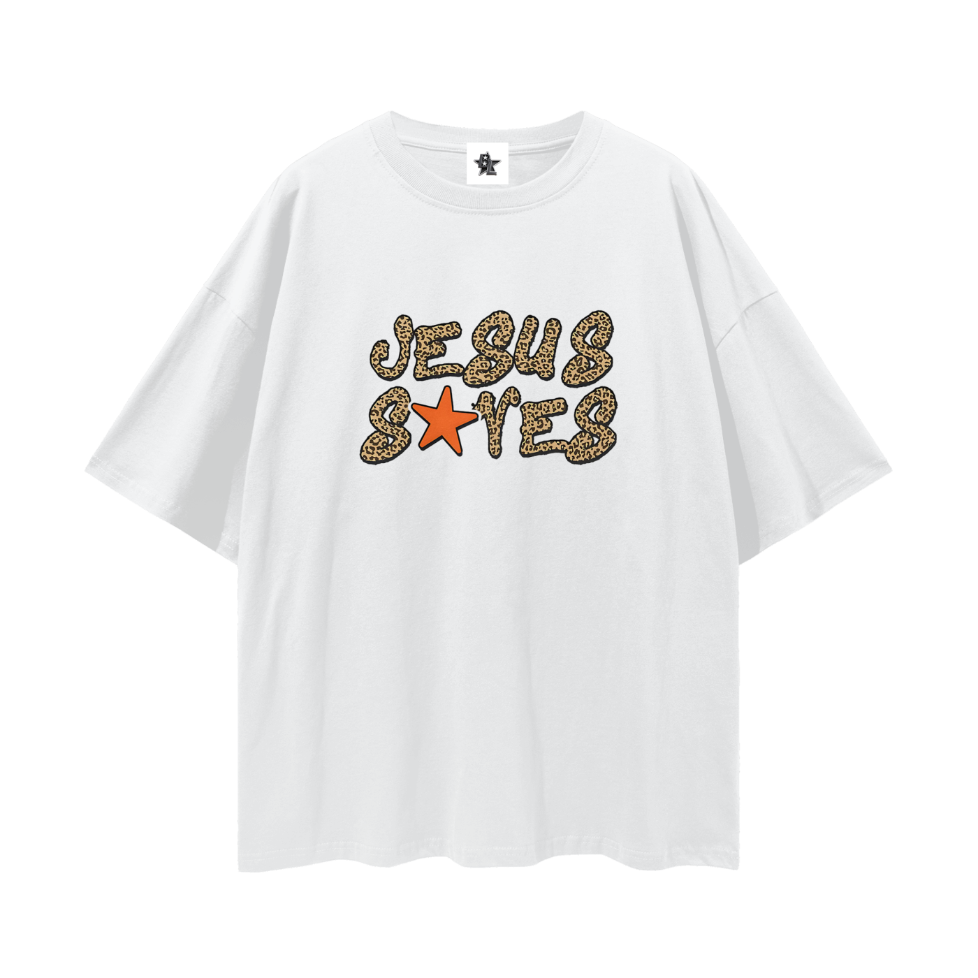 Vintage/Y2K Religious Jesus Saves Oversized T Shirt