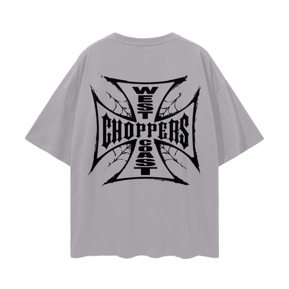 Vintage/Y2K Style West Coast Choppers Web Oversized T Shirt