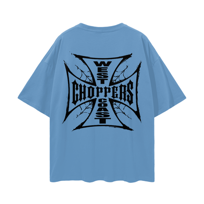 Vintage/Y2K Style West Coast Choppers Web Oversized T Shirt