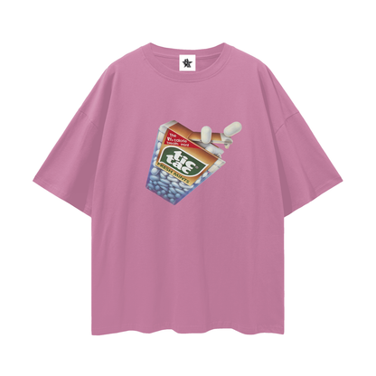 Vintage/Y2K Tic Tac Graphic Oversized T Shirt