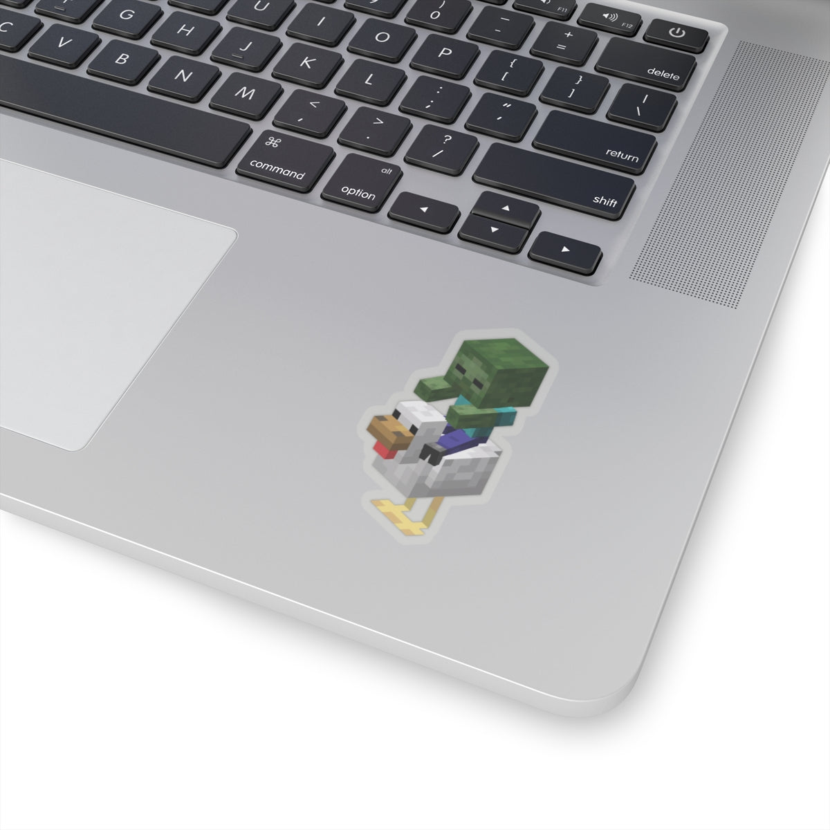 Minecraft Zombie On Chicken Funny Sticker