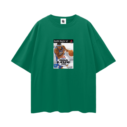 Vintage/Y2K PS2 Nba Live 2005 Bootlegger Oversized T Shirt