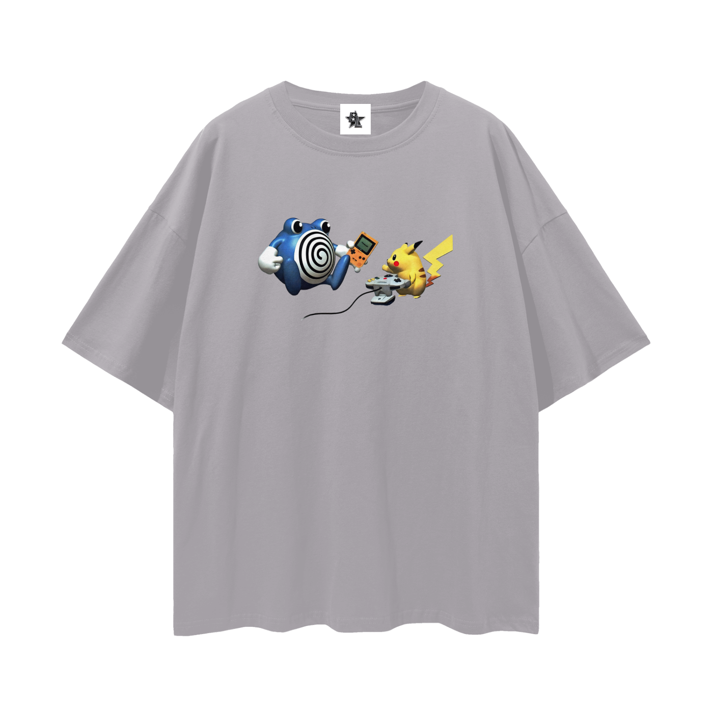 Vintage Y2K Cartoon Critter — Oversized Heavyweight Tee