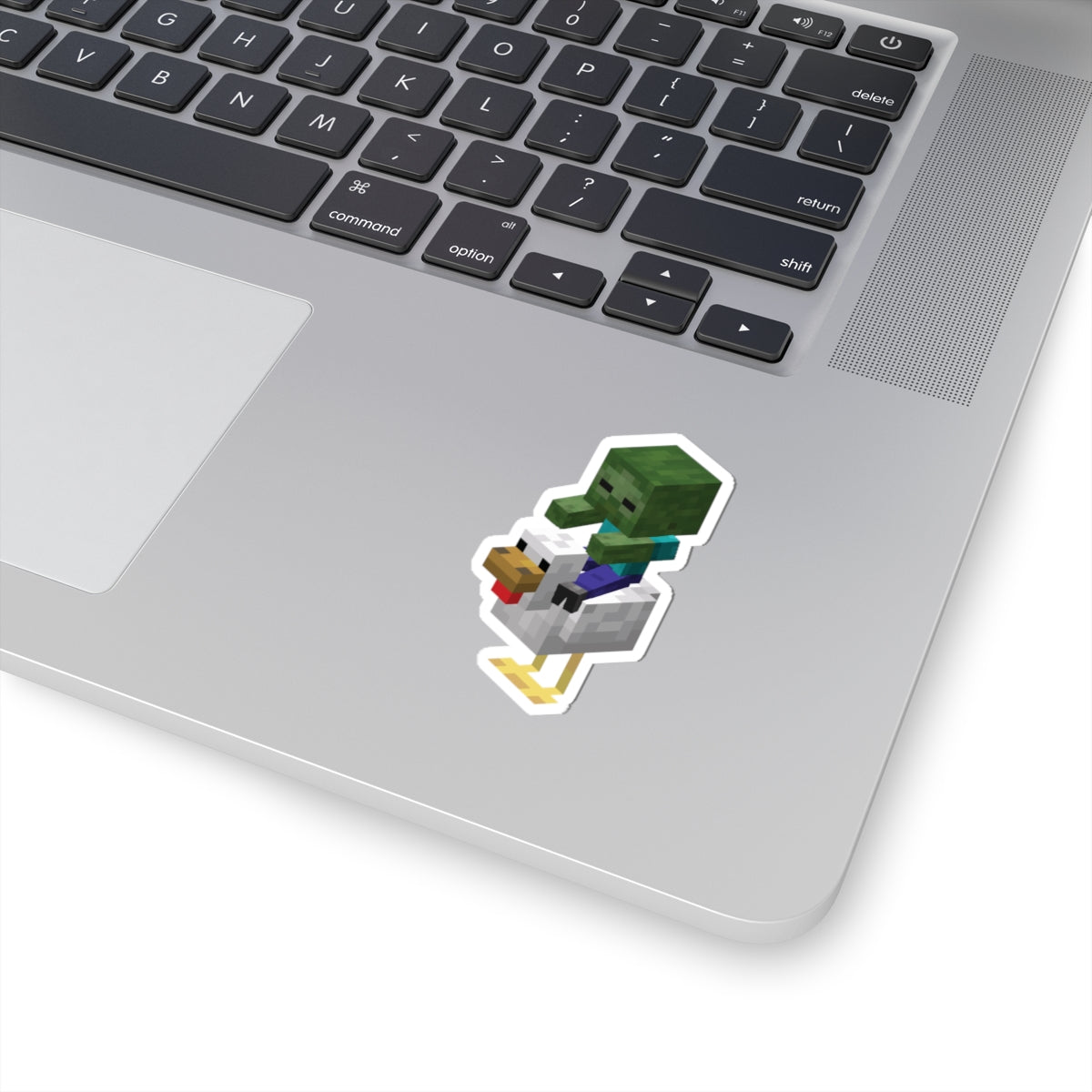 Minecraft Zombie On Chicken Funny Sticker