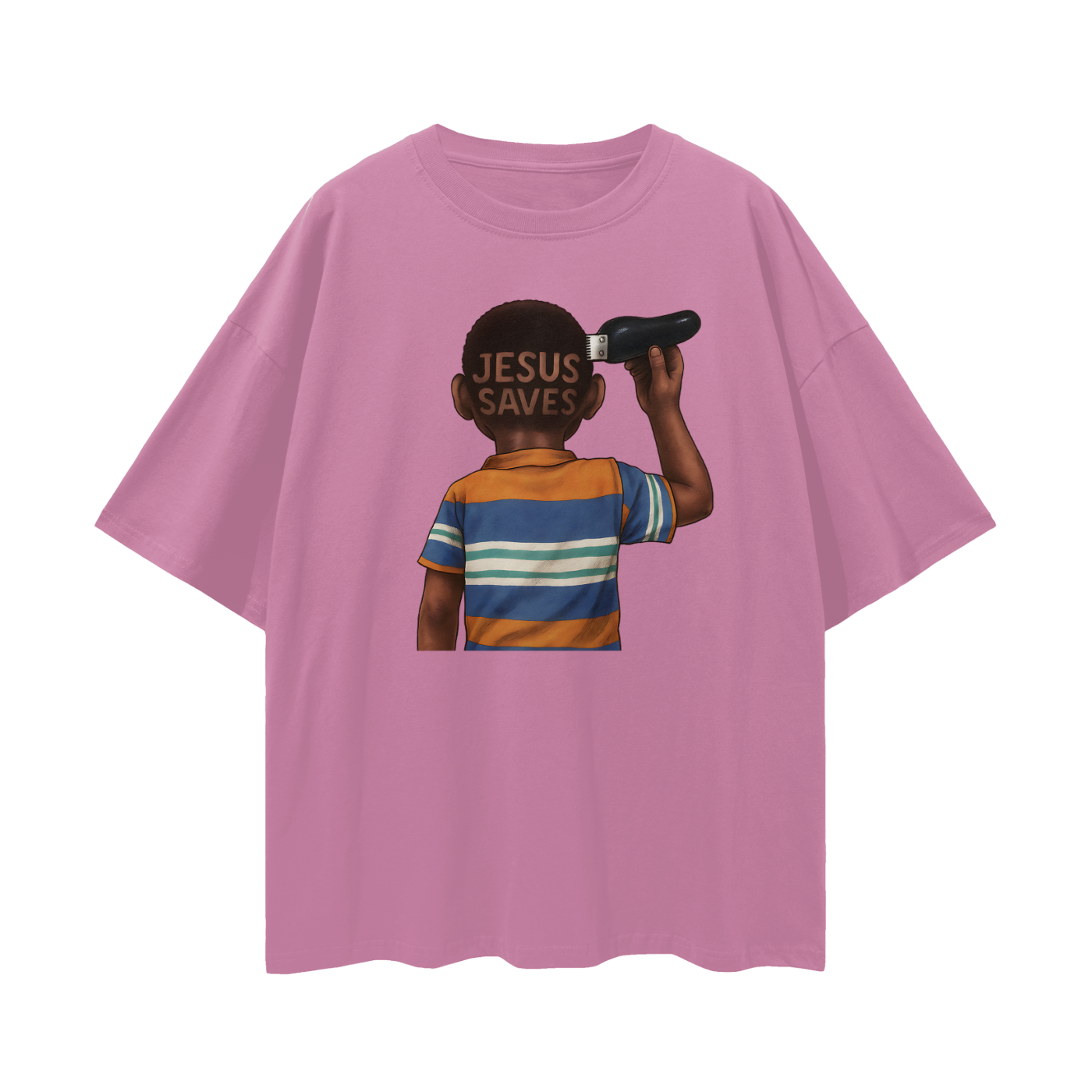Vintage/Y2K Religious Jesus Saves Oversized T Shirt