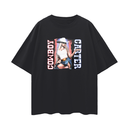 Vintage Like Beyonce Cowboy Carter Graphic Oversized T Shirt