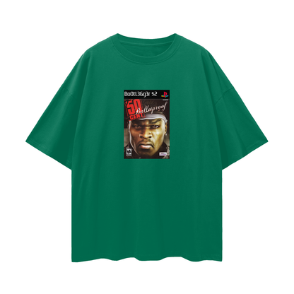PlayStation 2 50 Cent Bullet Proof PS2 Video Game Disc Tee