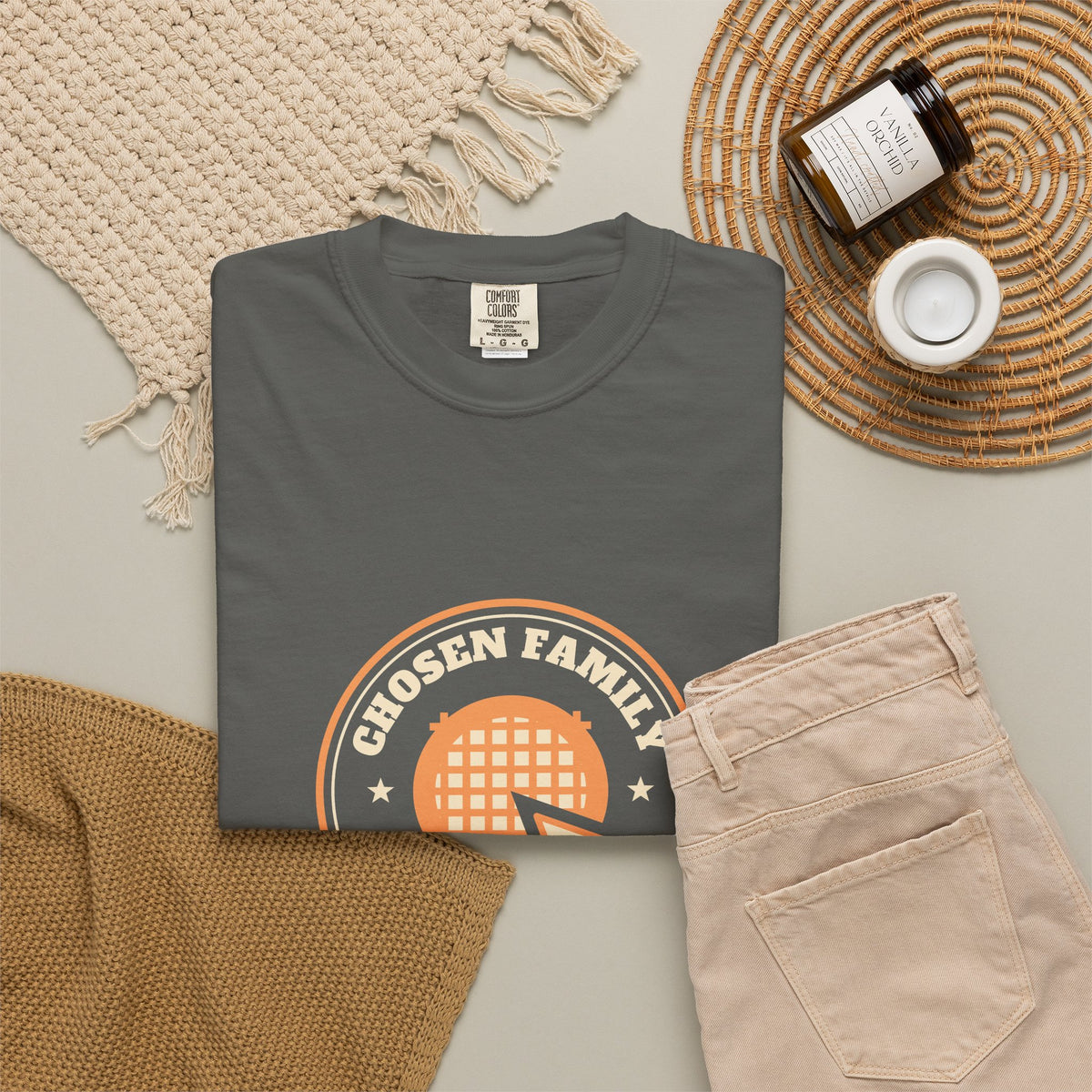 Friendsgiving Shirt, Chosen Family Second Helpings Tee, Thanksgiving T-Shirt for Women, Friends Thanksgiving Gift, Fall Tee