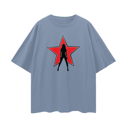 Vintage/Y2K Star Lady Oversized T Shirt