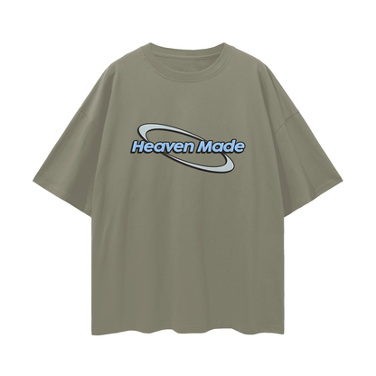 Religious Jesus Heaven Made Graphic Oversized T Shirt