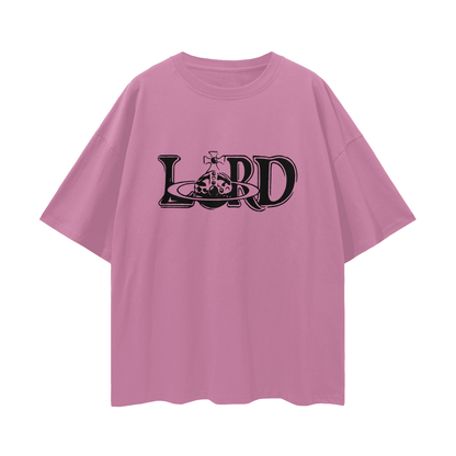 Religious Lord Vivienne Westwood Like Graphic Oversized T Shirt