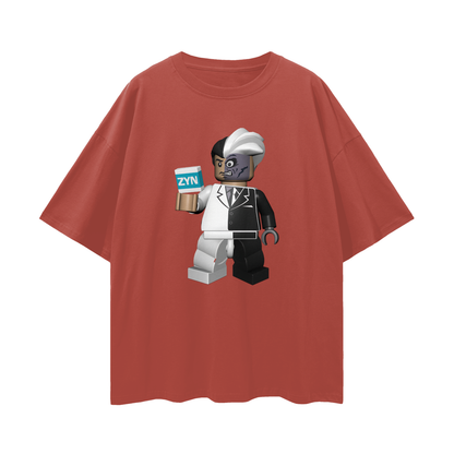 Vintage/Y2K Lego Batman Two-Face Zyn Can Funny Oversized T Shirt