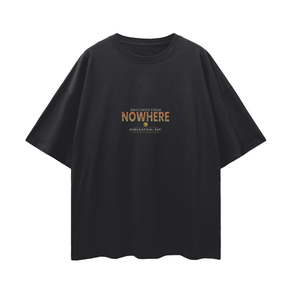 Greetings From Nowhere Oversized T-Shirt | Vintage Souvenir Streetwear Graphic