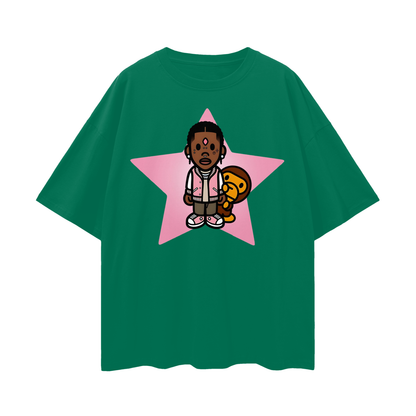 Vintage Like Lil Uzi Baby Milo Star Oversized T Shirt