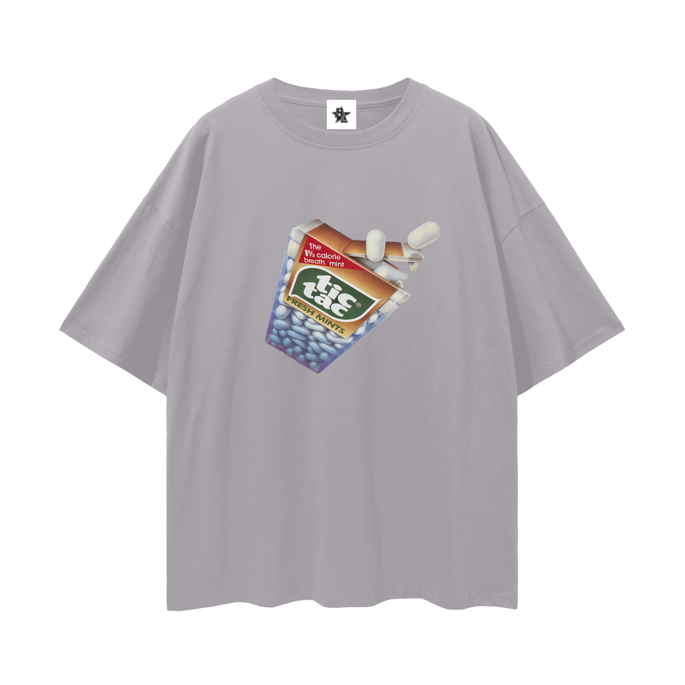 Vintage/Y2K Tic Tac Graphic Oversized T Shirt