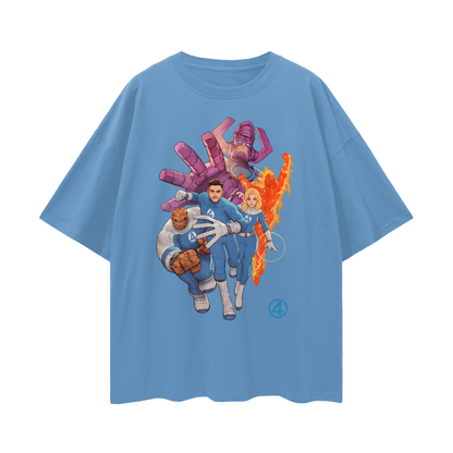 Vintage Like Galactus Fantastic 4 Graphic Oversized T Shirt