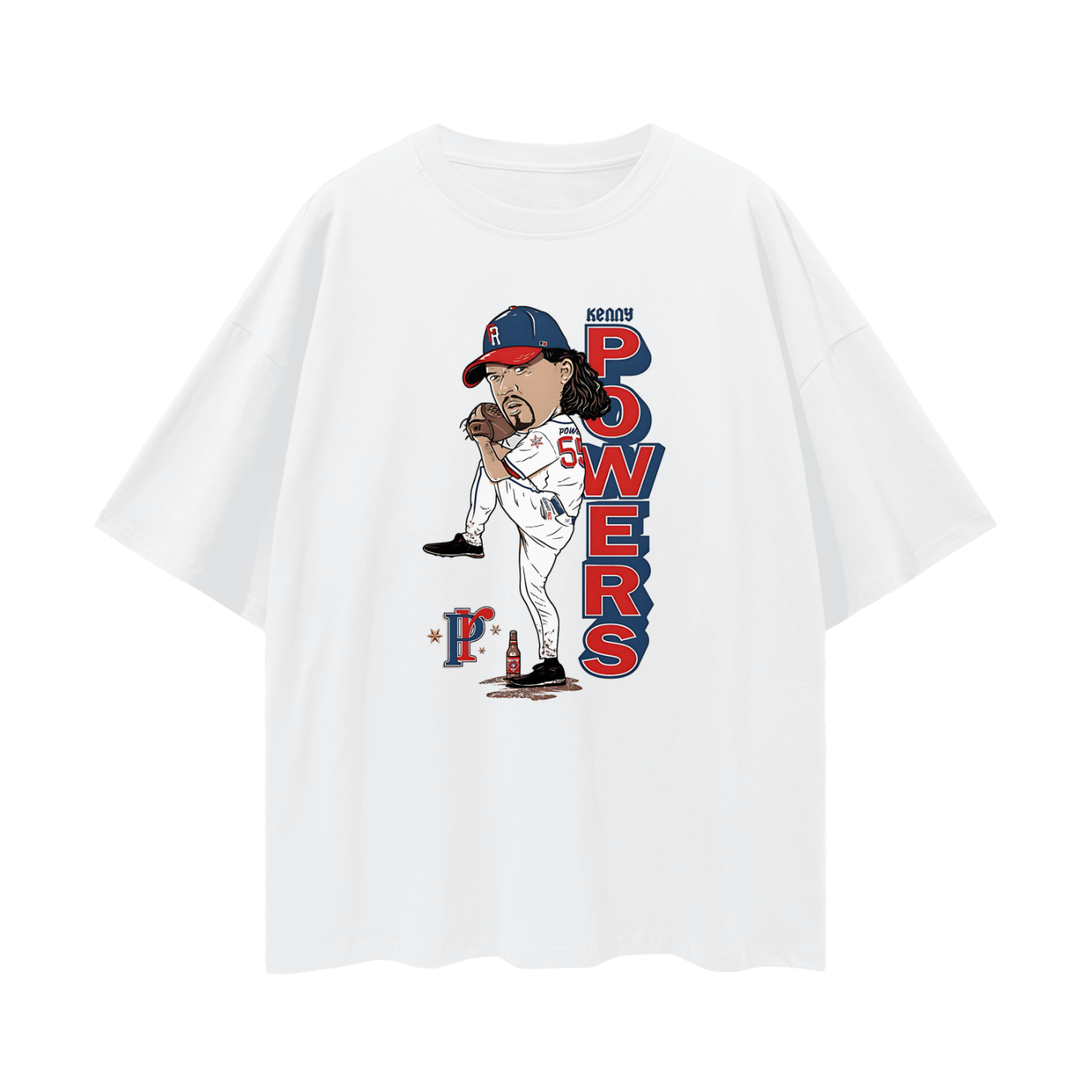 Vintage Like Funny Kenny Powers Baseball Oversized T Shirt