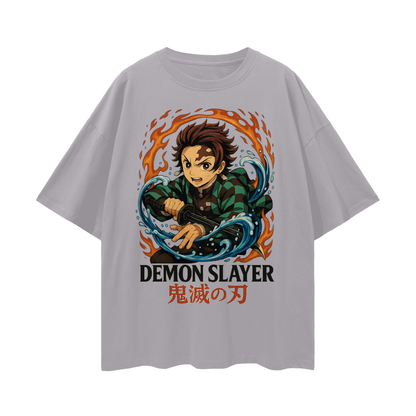 Vintage/Y2K Demon Slayer Anime Oversized T Shirt