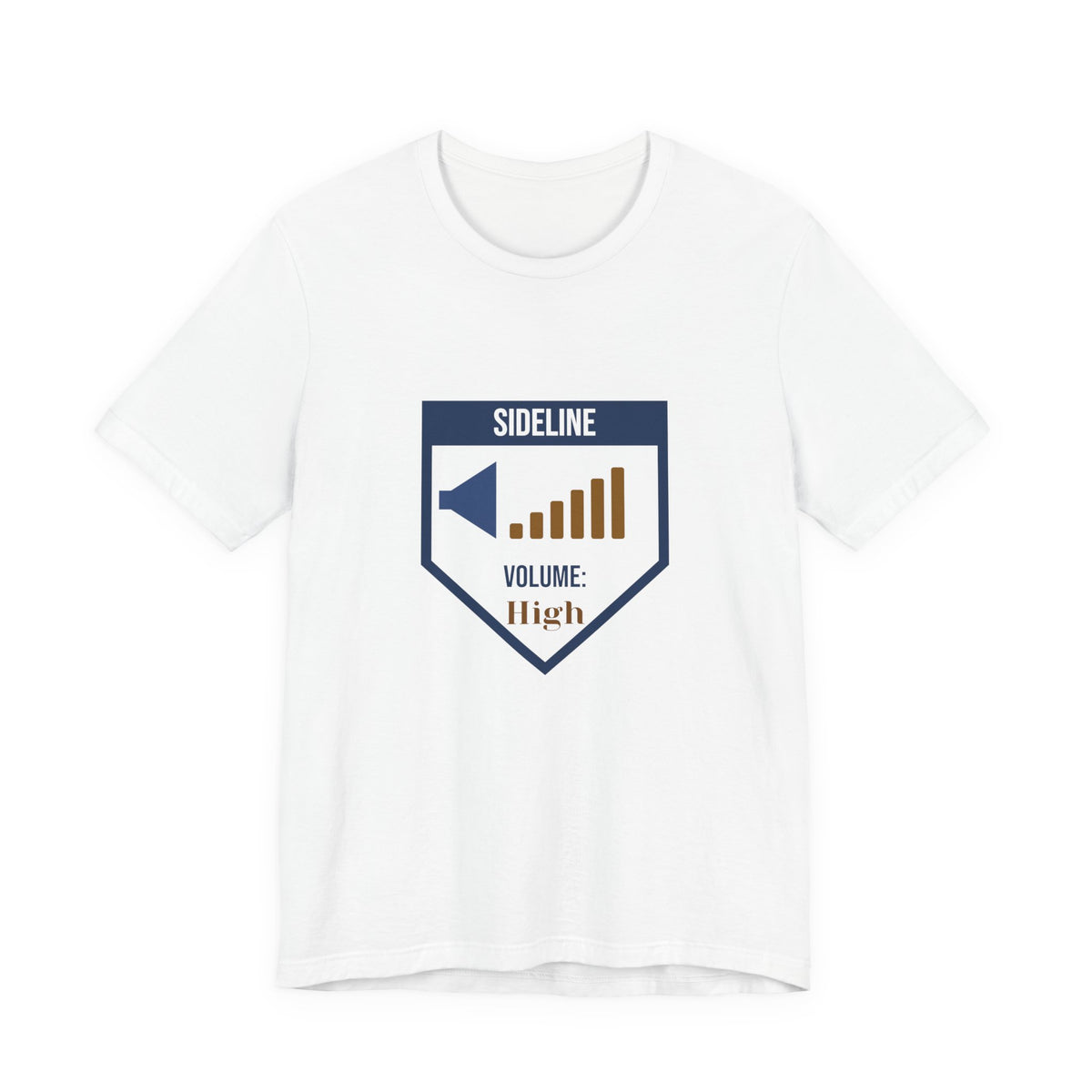 Sports Mom Shirt, Sideline Volume High Tee, Sideline Mom T-Shirt, Soccer Mom Gift, Loud Mom Graphic Tee