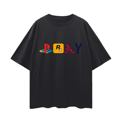Religious Jesus Pray Logos Like Graphic Oversized T Shirt
