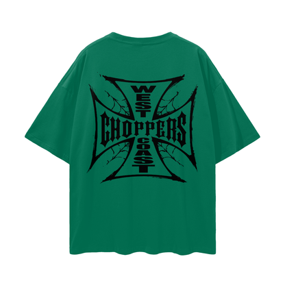 Vintage/Y2K Style West Coast Choppers Web Oversized T Shirt