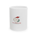 Santa Takes Oat Milk Vintage Storybook Santa Coffee Mug