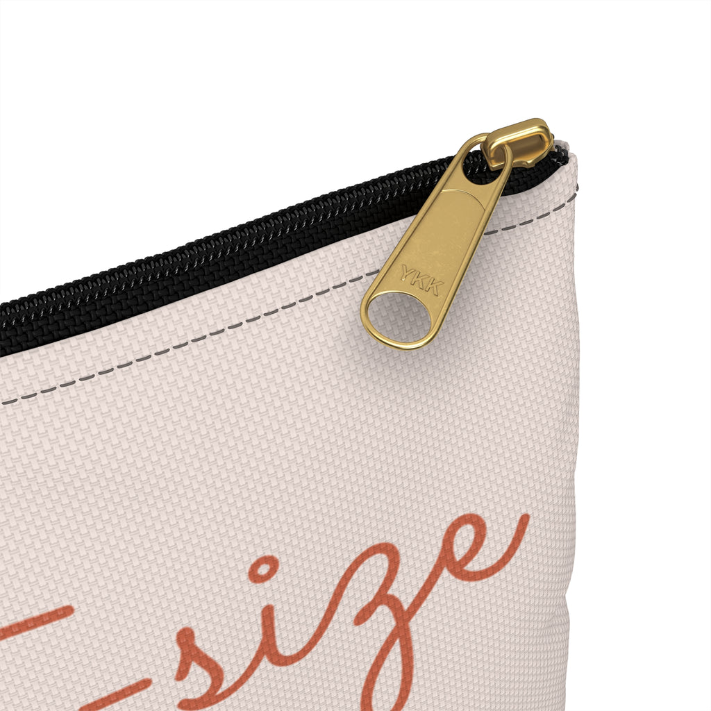 Cute Makeup Bag, Pocket-Size Pampering Cosmetic Pouch, Zipper Toiletry Bag, Self Care Gift for Her, Bridesmaid Gift, Travel Pouch