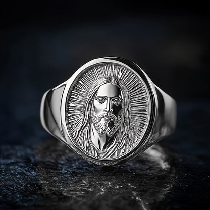 Face Of Jesus Ring