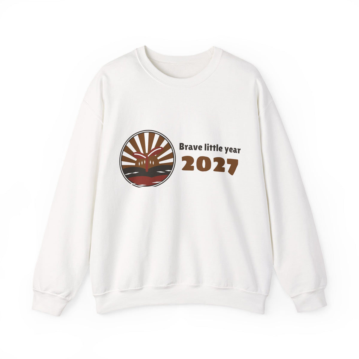 New Year Sweatshirt 2027, Brave Little Year Crewneck, New Year Gift for Her, Cozy Intentions Sweatshirt, Fresh Start Top