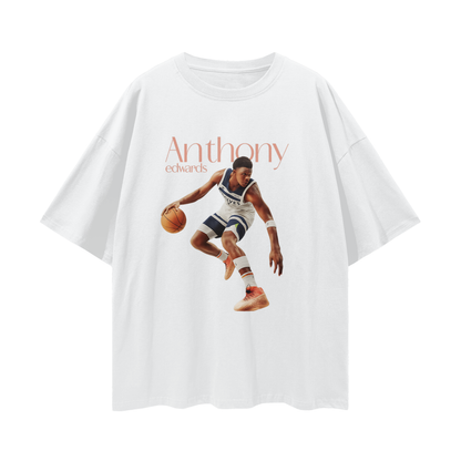 Anthony Edwards Minnesota Timberwolves Oversized T Shirt