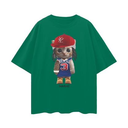 Vintage Like Playboi Carti Cat Meme Graphic Oversized T Shirt