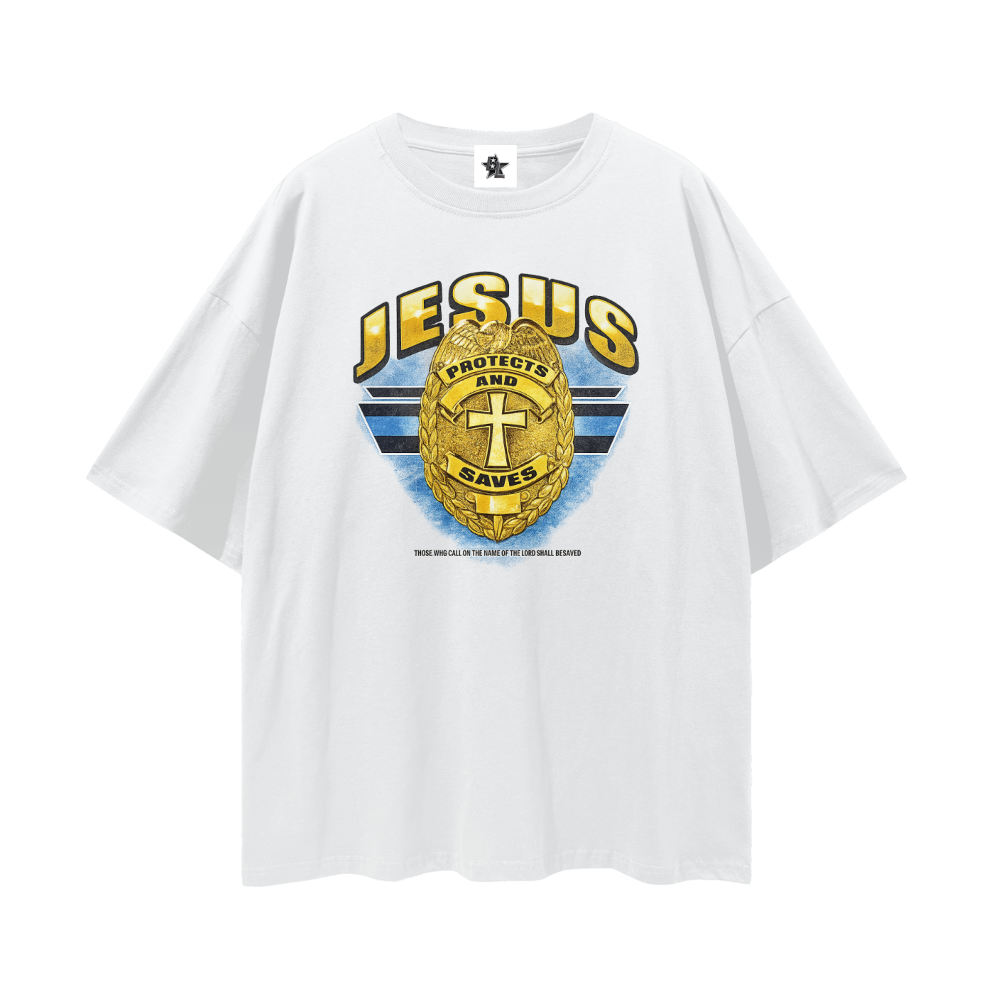 Vintage Jesus Faith Graphic Oversized T-Shirt | Christian Faith Graphic Unisex