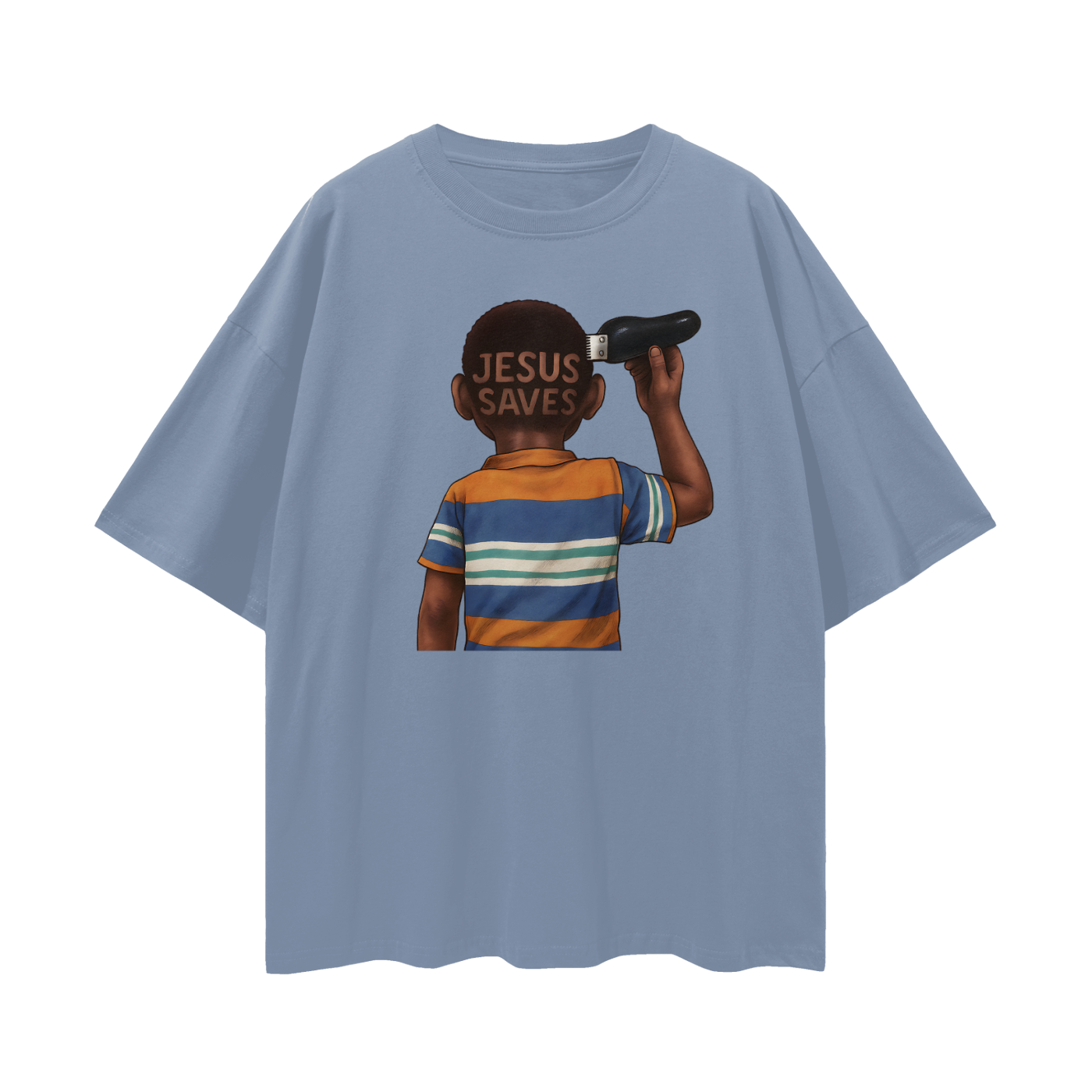 Vintage/Y2K Religious Jesus Saves Oversized T Shirt